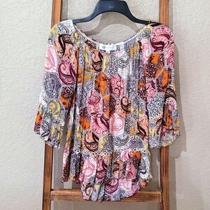 Paisley design top